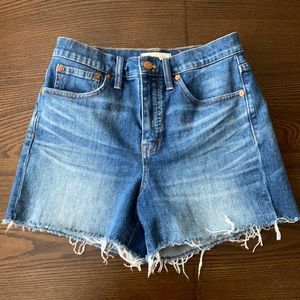 Madewell High Rise Denim Shorts 27
